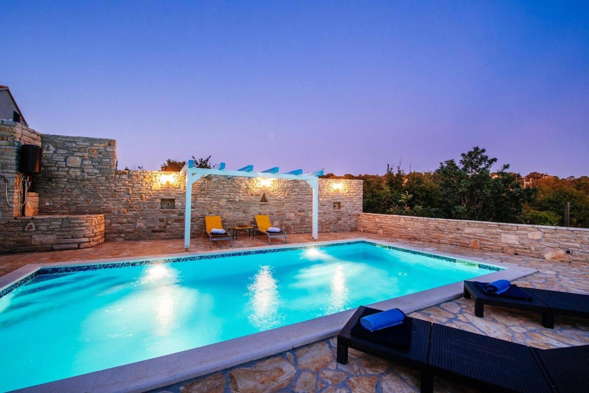 My Dalmatia - Holiday Home Korlat With Private Pool بنكوفاتش المظهر الخارجي الصورة