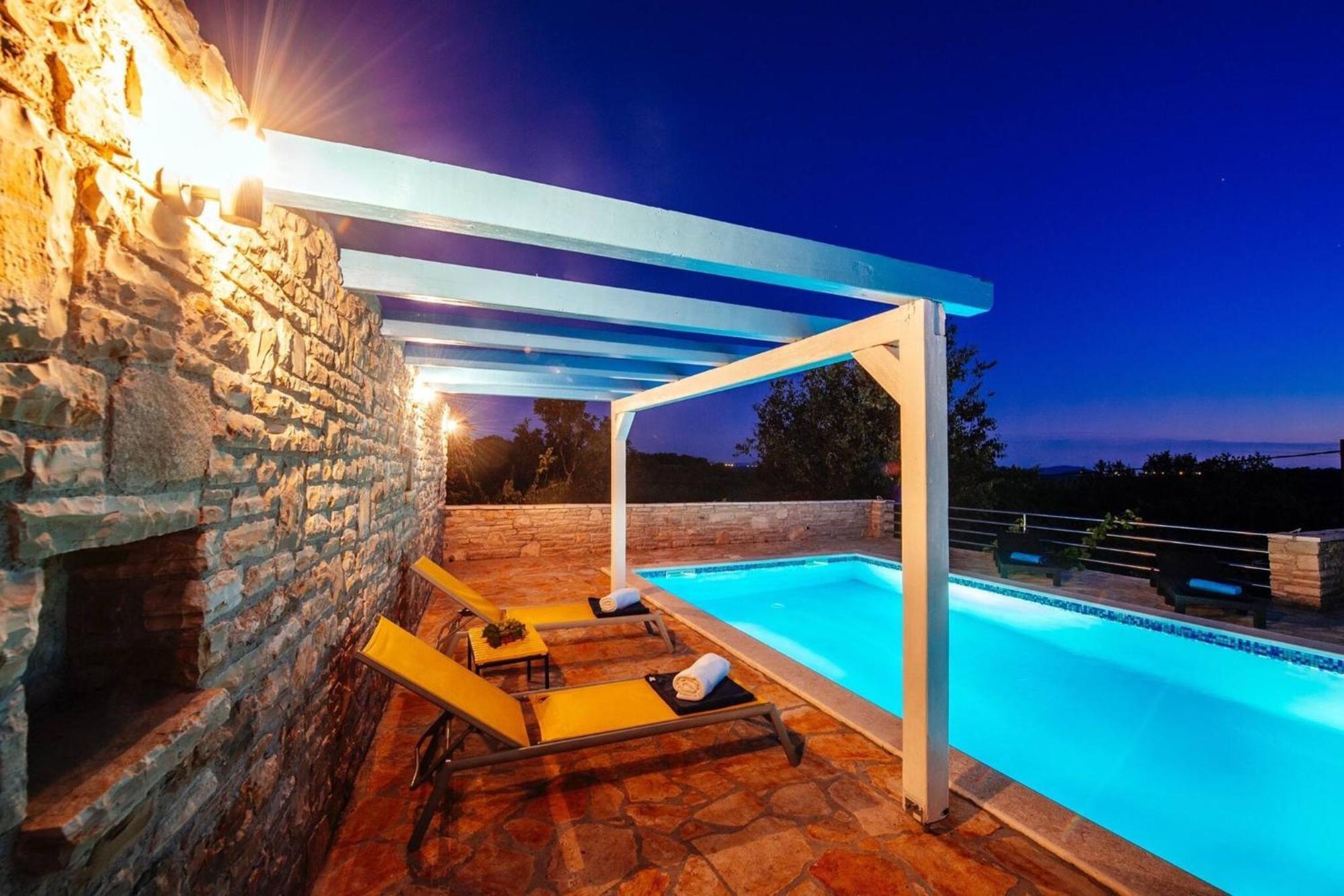 My Dalmatia - Holiday Home Korlat With Private Pool بنكوفاتش المظهر الخارجي الصورة