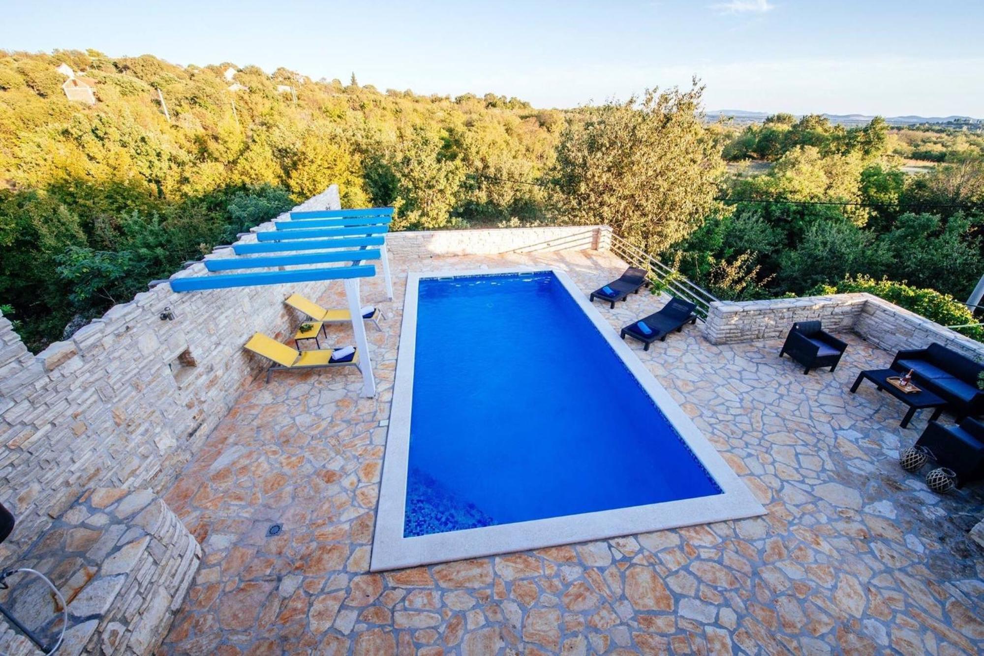 My Dalmatia - Holiday Home Korlat With Private Pool بنكوفاتش المظهر الخارجي الصورة
