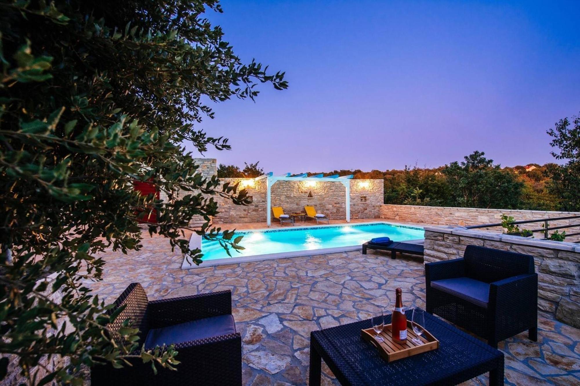 My Dalmatia - Holiday Home Korlat With Private Pool بنكوفاتش المظهر الخارجي الصورة